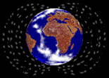 An idealized representation lines
     of the Earth magnetic field B